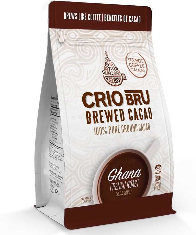 Crio Bru Brewed Cacao Ghana French Roast 3lb - Image 1